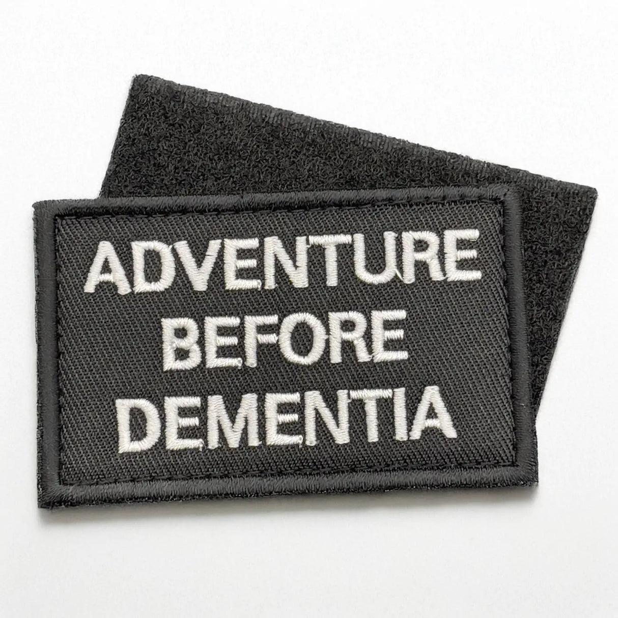 Adventure Before Dementia Patch Black Hook & Loop