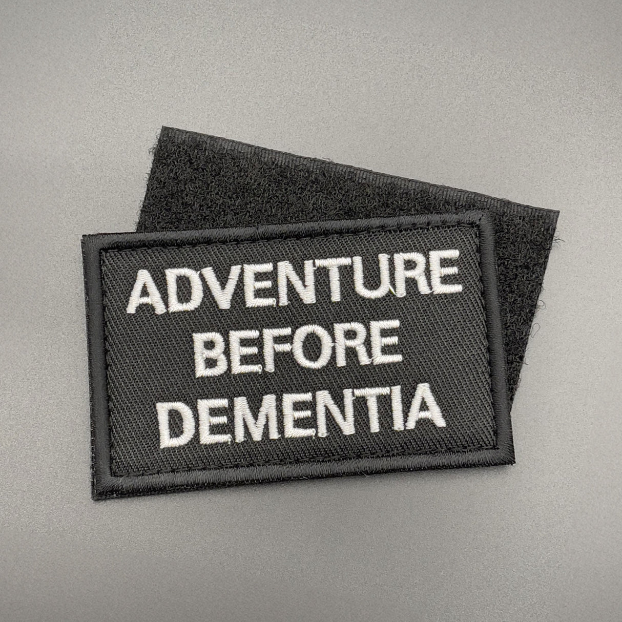 Adventure Before Dementia Patch Black Hook & Loop