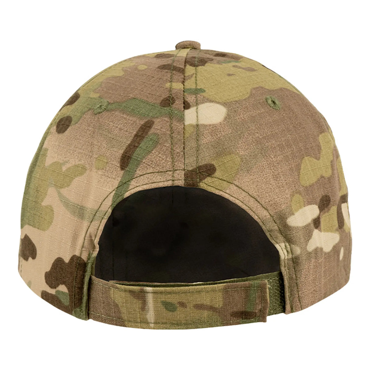 Mil-Com Tactical Baseball Cap in Milcam from the back on white background