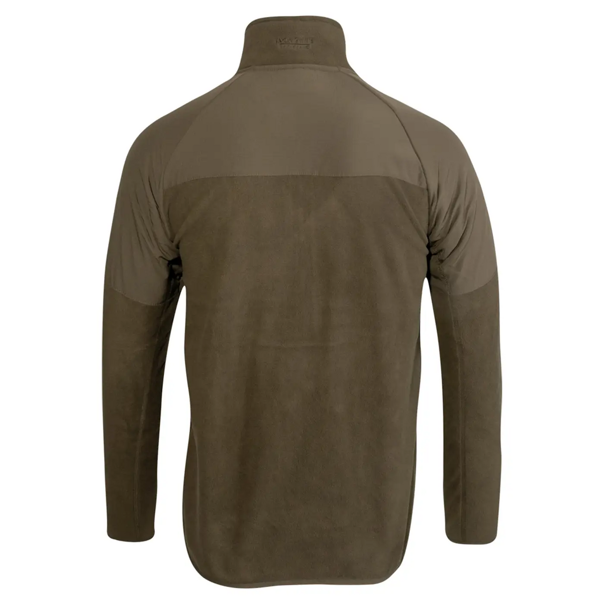 Jack Pyke Bleasdale Half Zip Fleece Top Dark Olive Rear | Task Outdoor