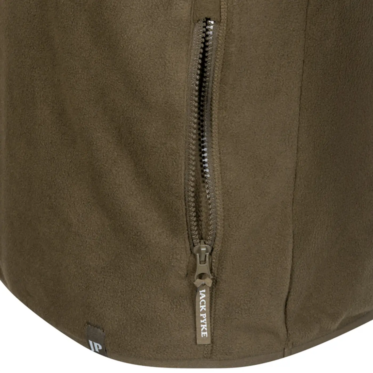 Jack Pyke Bleasdale Half Zip Fleece Top Dark Olive Pocket | Task Outdoor