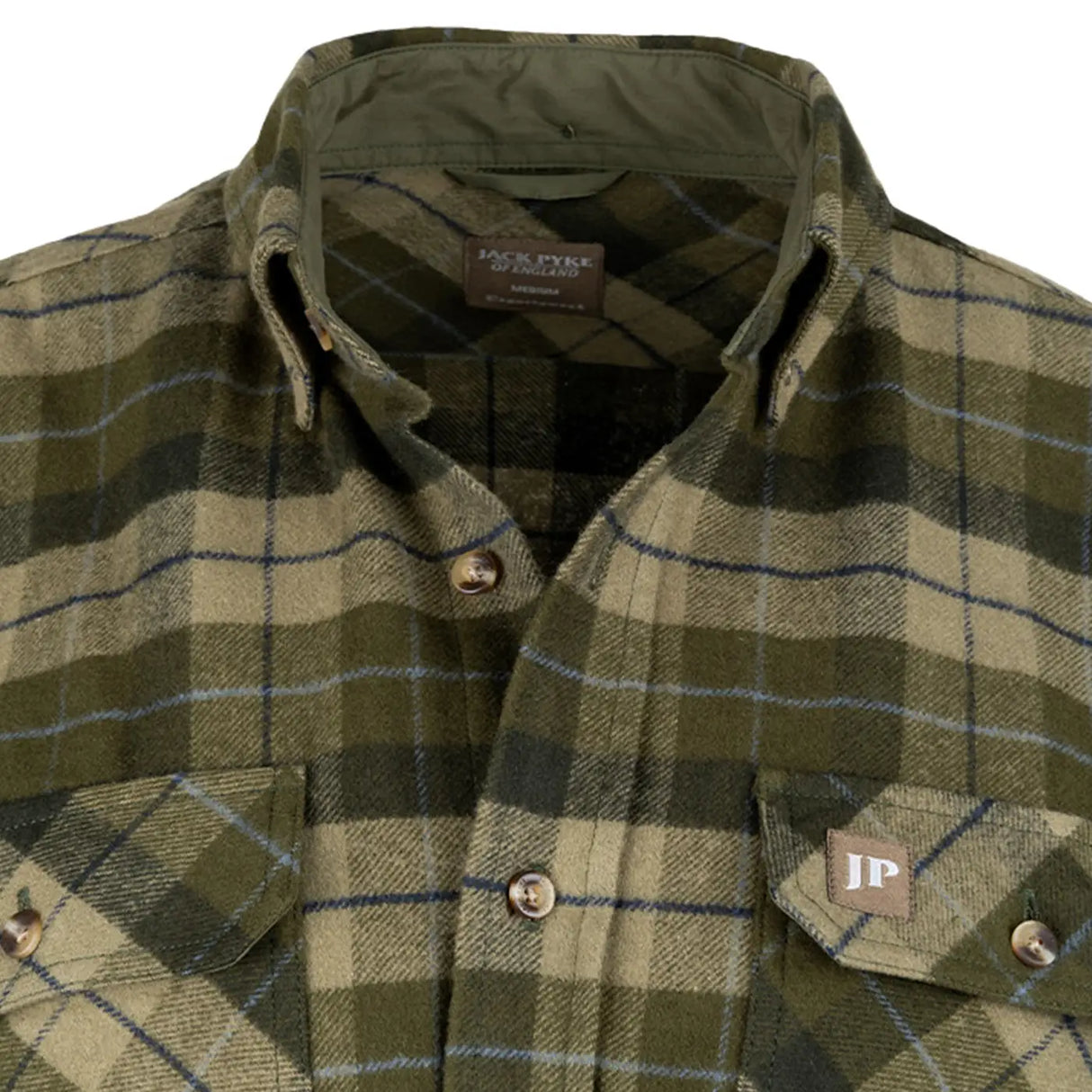 Jack Pyke Bleasdale Heavy Flannel Shirt Green