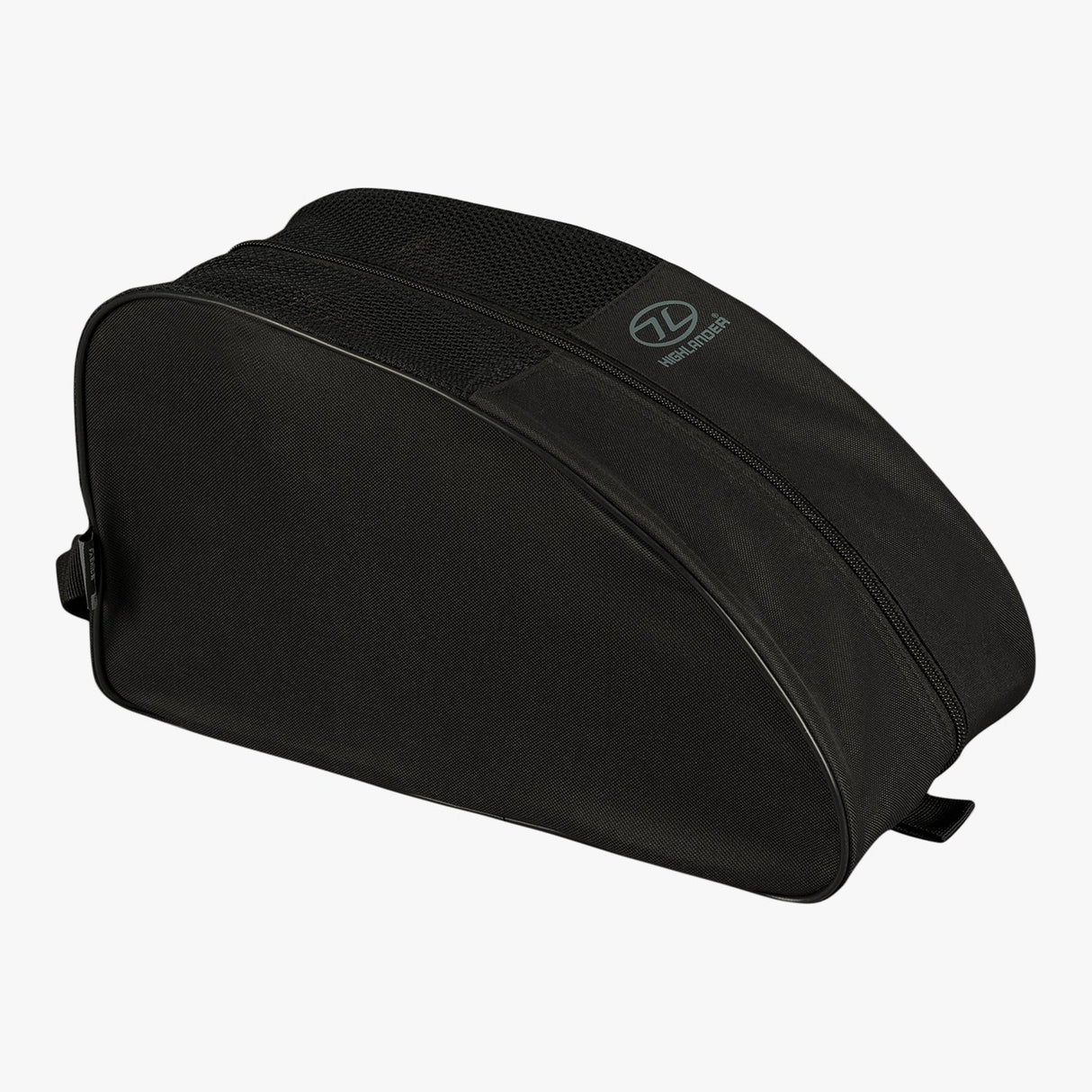 Highlander Breather Boot Bag in black from the front right on white background