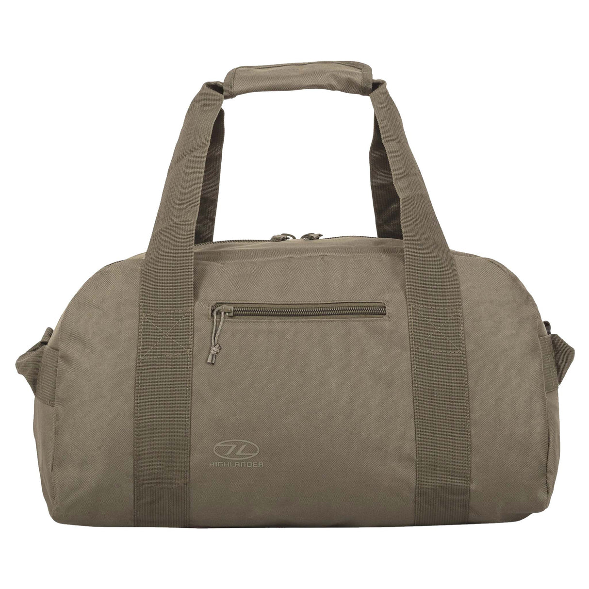 Highlander Cargo Holdall Bag 30L V2 in ranger green from the front on white background