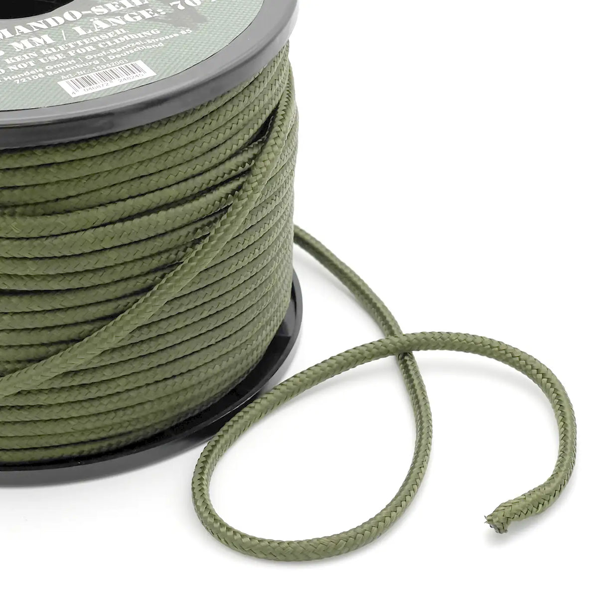 Mil-Tec Commando Cord 5mm x 70m Olive Green | Task Outdoor