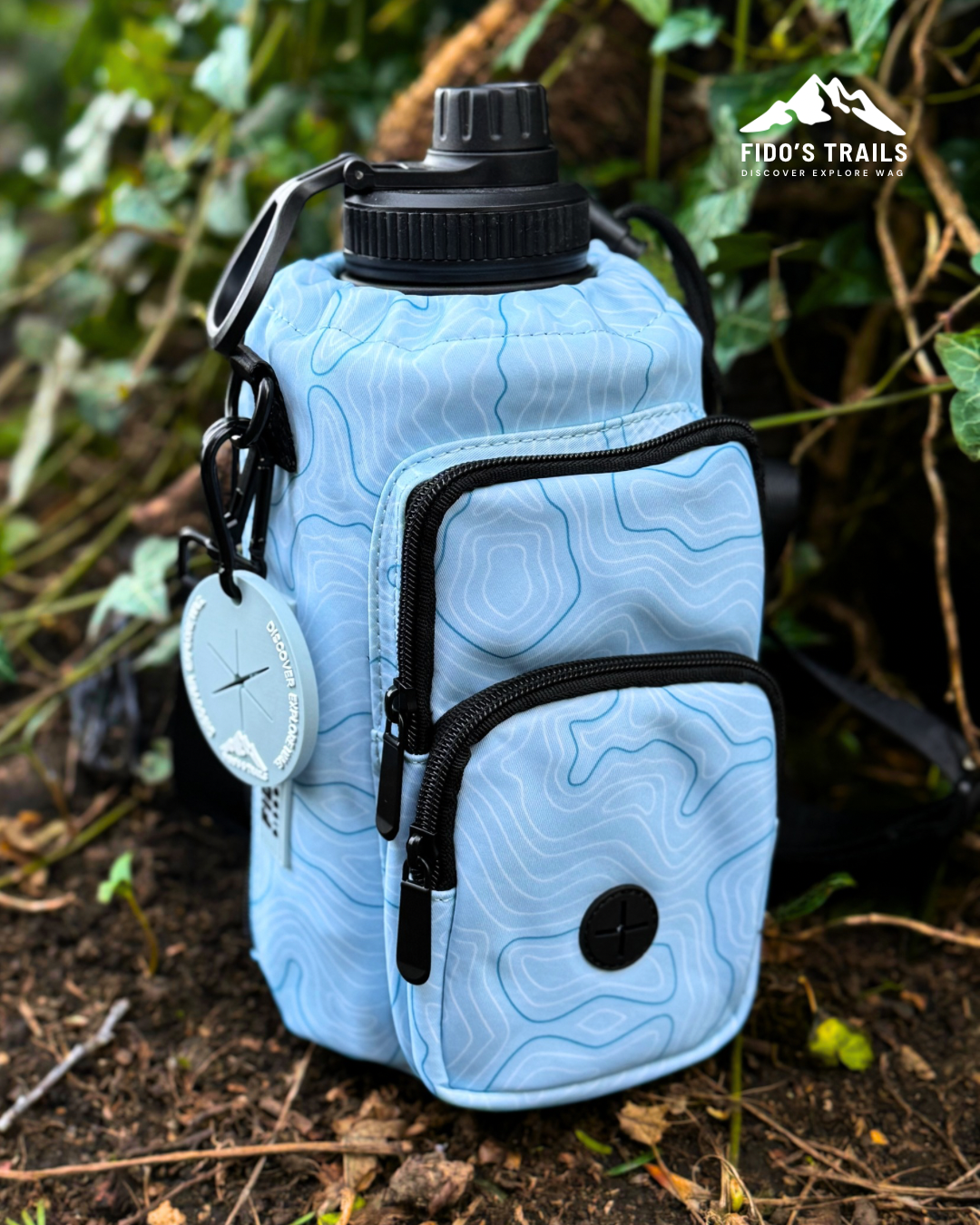 Fido's Trails Contour Trail Bottle Bag | Hands-Free Crossbody Carrier