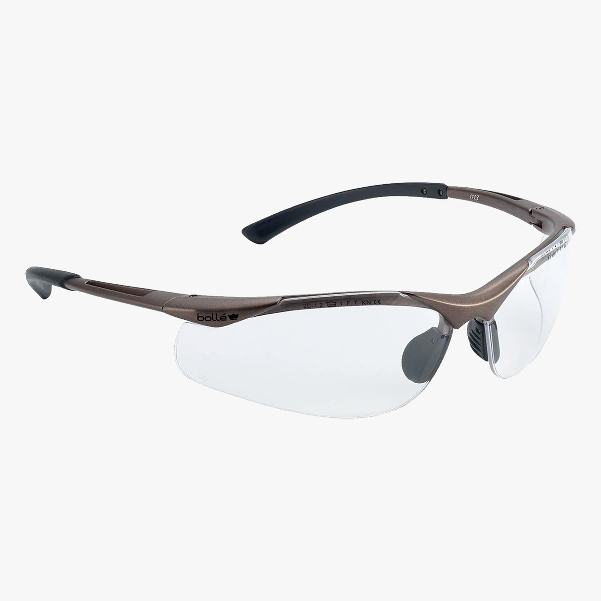 Bolle Contour II Safety Glasses Clear Lens | Task Outdoor