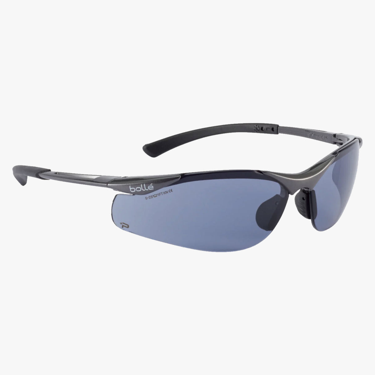 Bolle Contour II Safety Glasses Smoke Lens | Task Outdoor