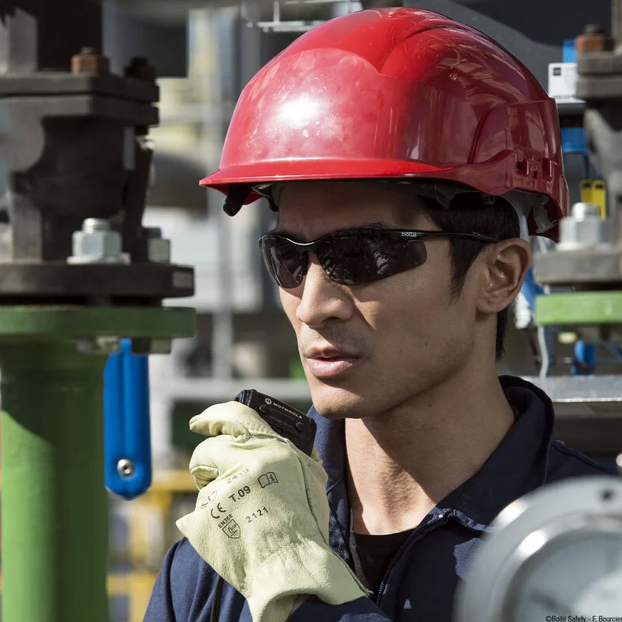 Bolle Contour II Safety Glasses Smoke Lens | Task Outdoor