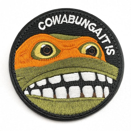 Cowabunga It Is Patch, Hook & Loop, 8cm | Task Outdoor