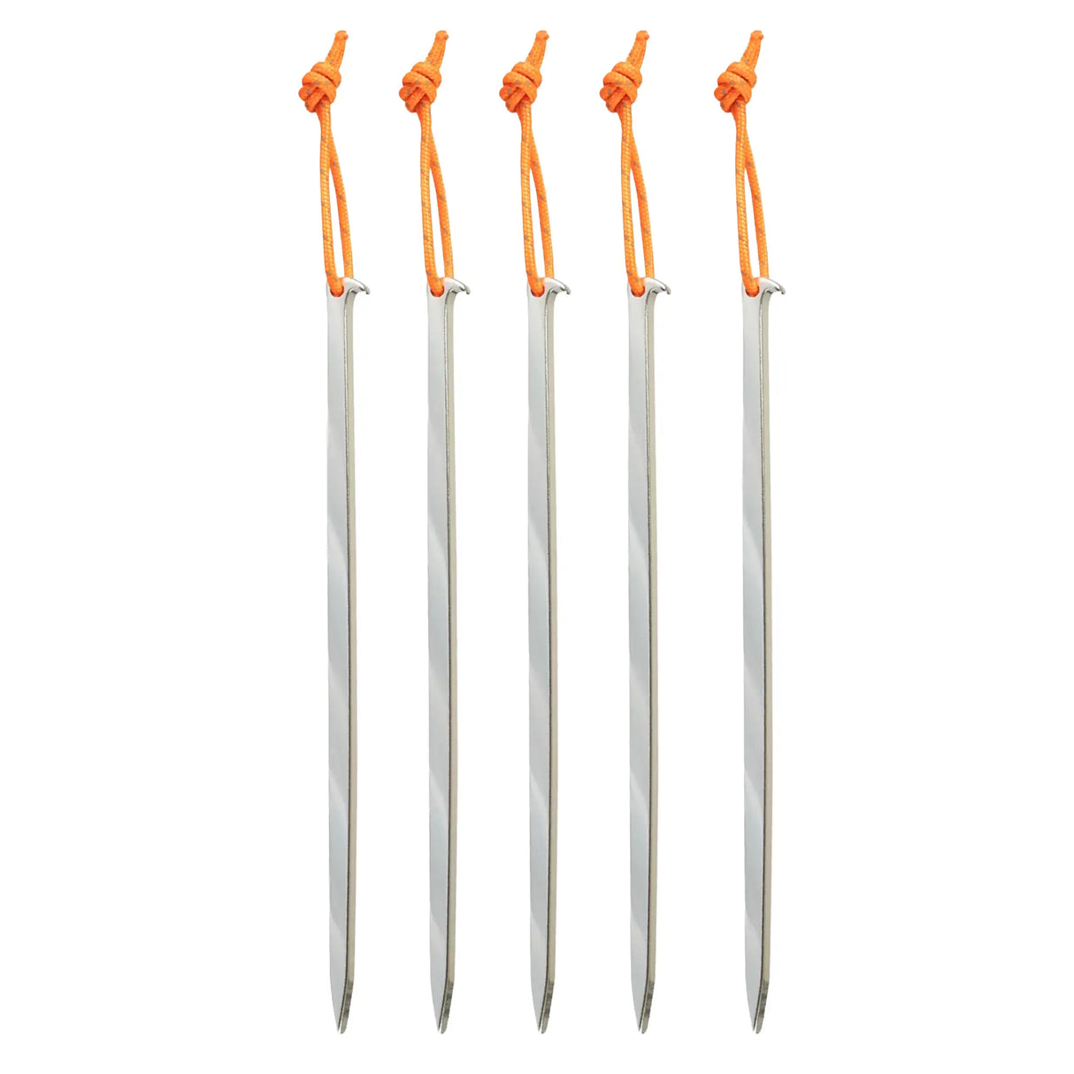 Highlander Dart Aluminium Tent Pegs - 16cm/6" - Pack of 5 - on white background