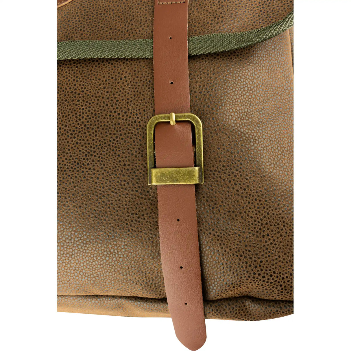 Jack Pyke Doutex Dog Bag - Brown leather trim detail and brass buckle