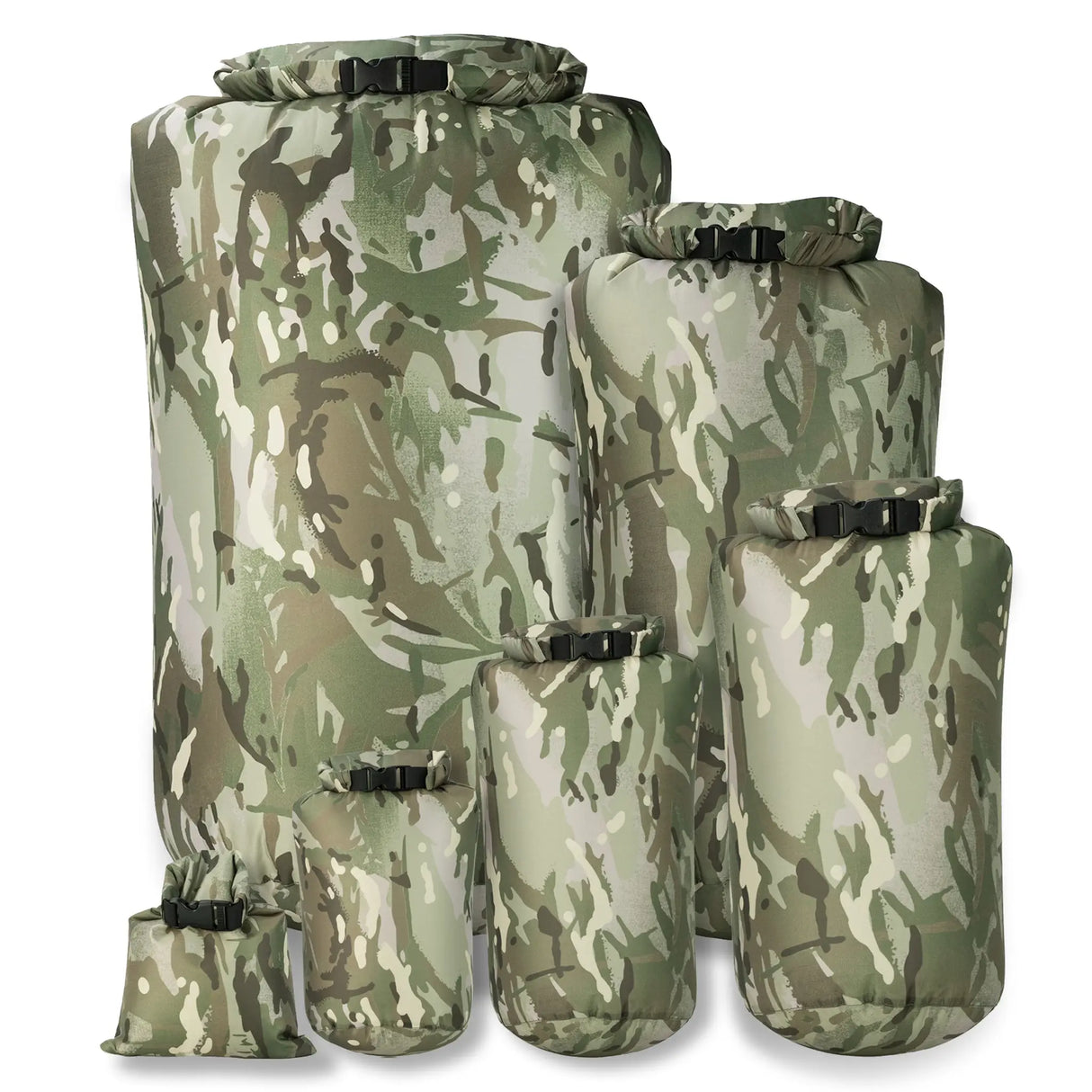 Highlander Lightweight Waterproof Dry Bag - HMTC - all on white background