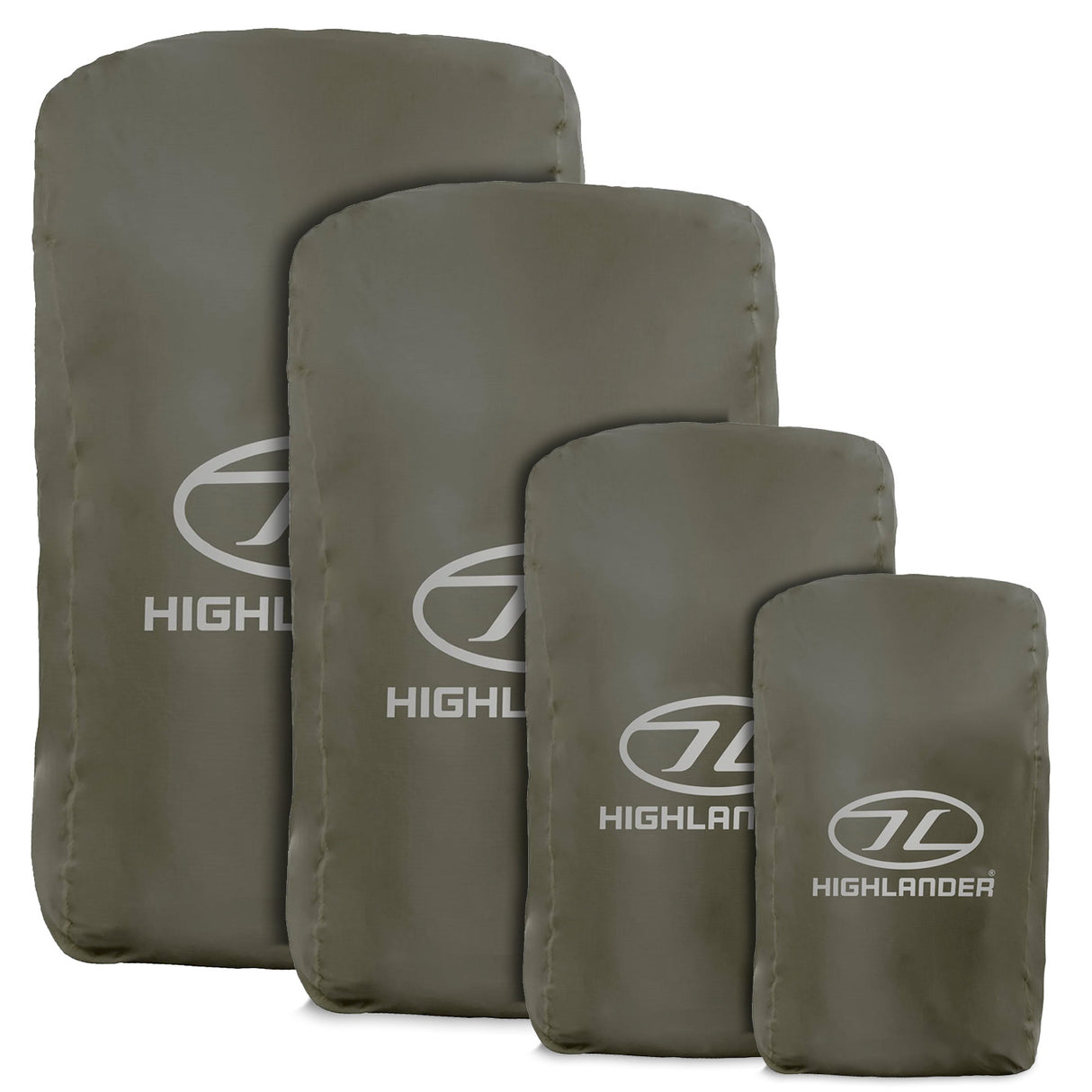 Highlander Duck's Back Rucksack Cover Ranger Green All Sizes | Task Outdoor