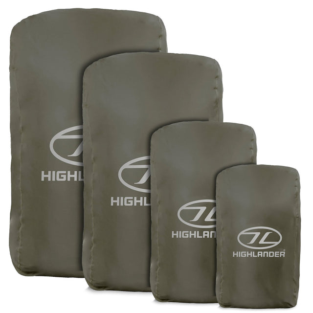 Highlander Duck's Back Rucksack Cover Ranger Green All Sizes | Task Outdoor