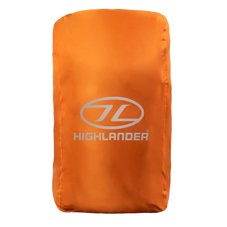 Highlander Duck's Back Rucksack Cover Orange Open | Task Outdoor