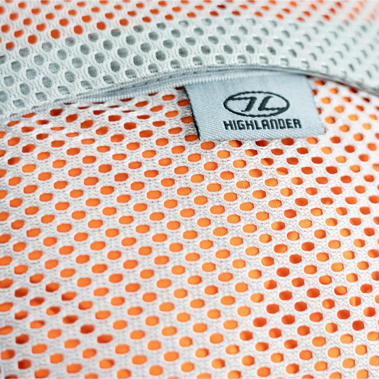 Highlander Duck's Back Rucksack Cover Orange Close Up | Task Outdoor