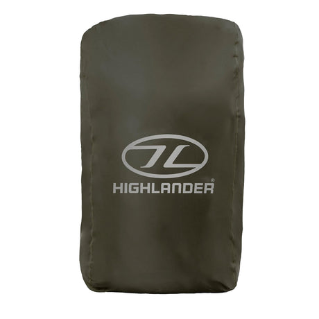 Highlander Duck's Back Rucksack Cover Ranger Green Open | Task Outdoor
