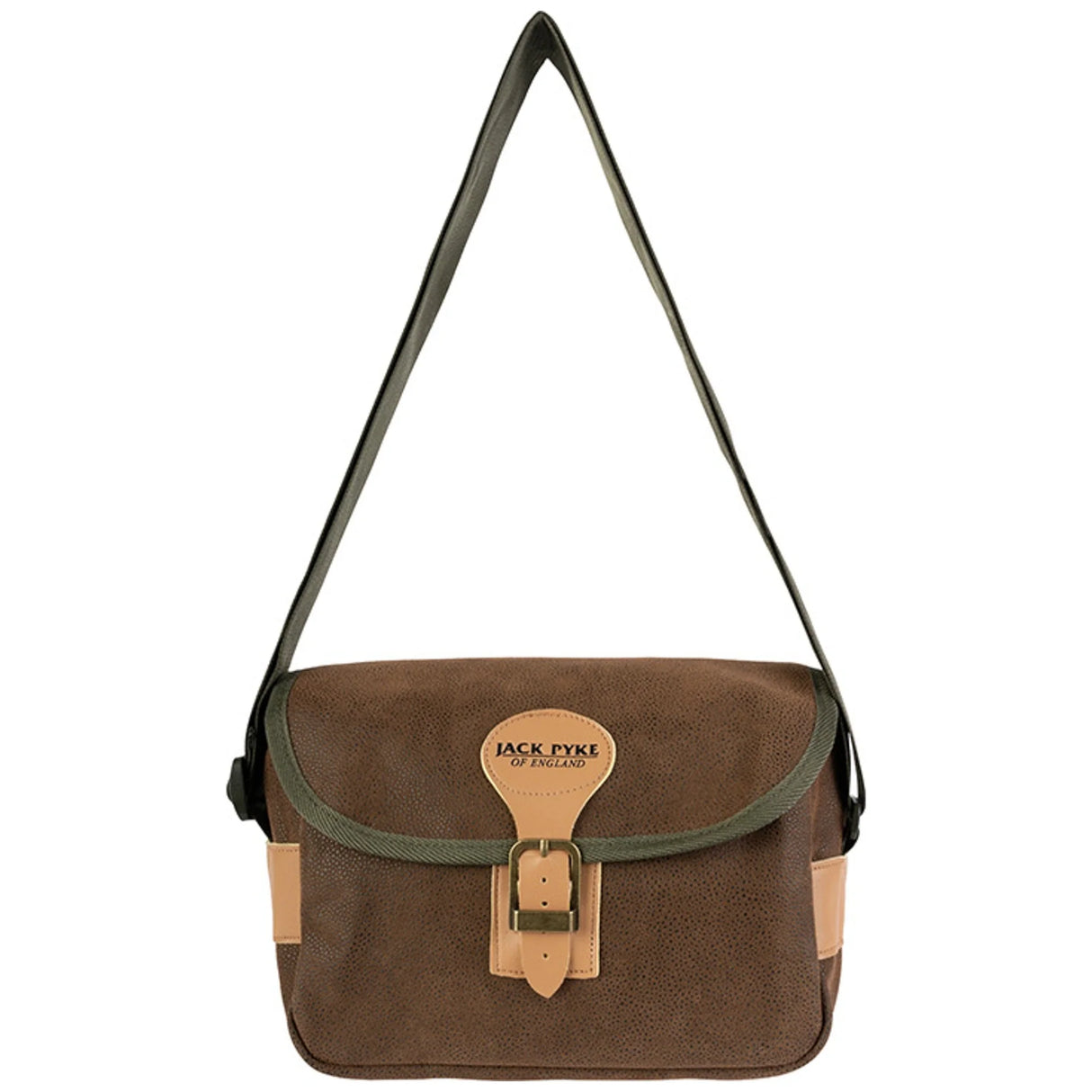 Jack Pyke Duotex Cartridge Bag - Brown colourway front
