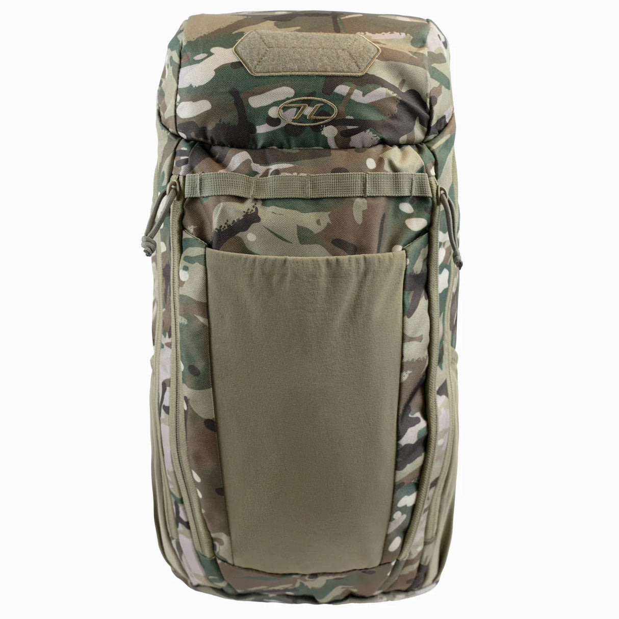 Highlander Eagle 2 Rucksack 30L in HMTC Camo from the front on white background
