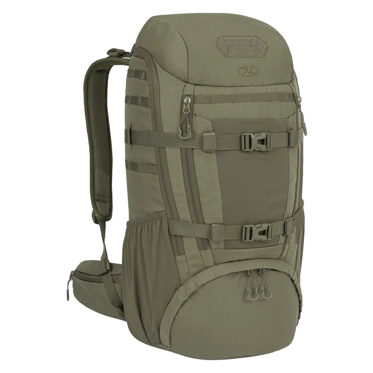 Highlander Eagle 3 Rucksack from the front left in ranger green