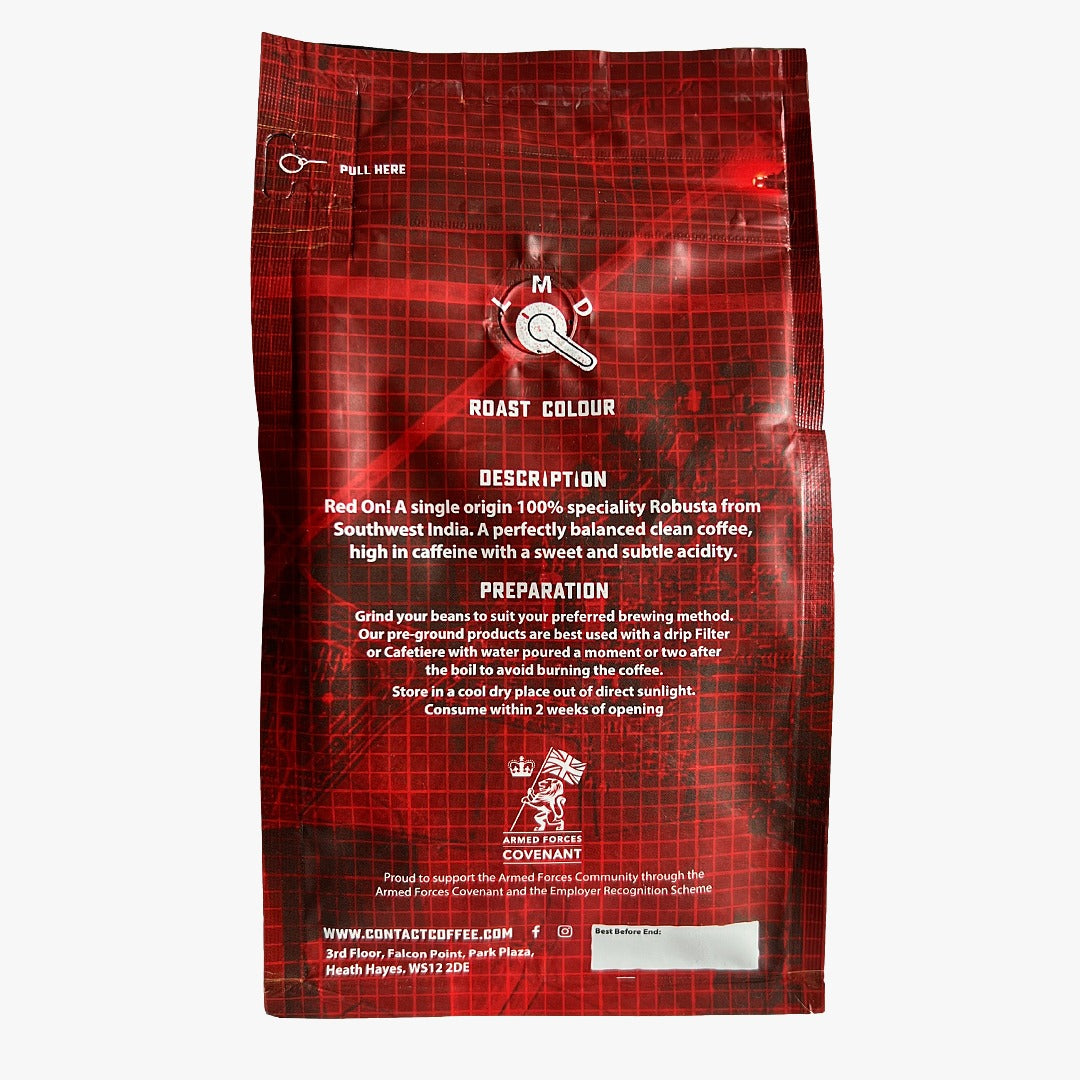 Red On! High-Caffeine Coffee - Beans or Ground