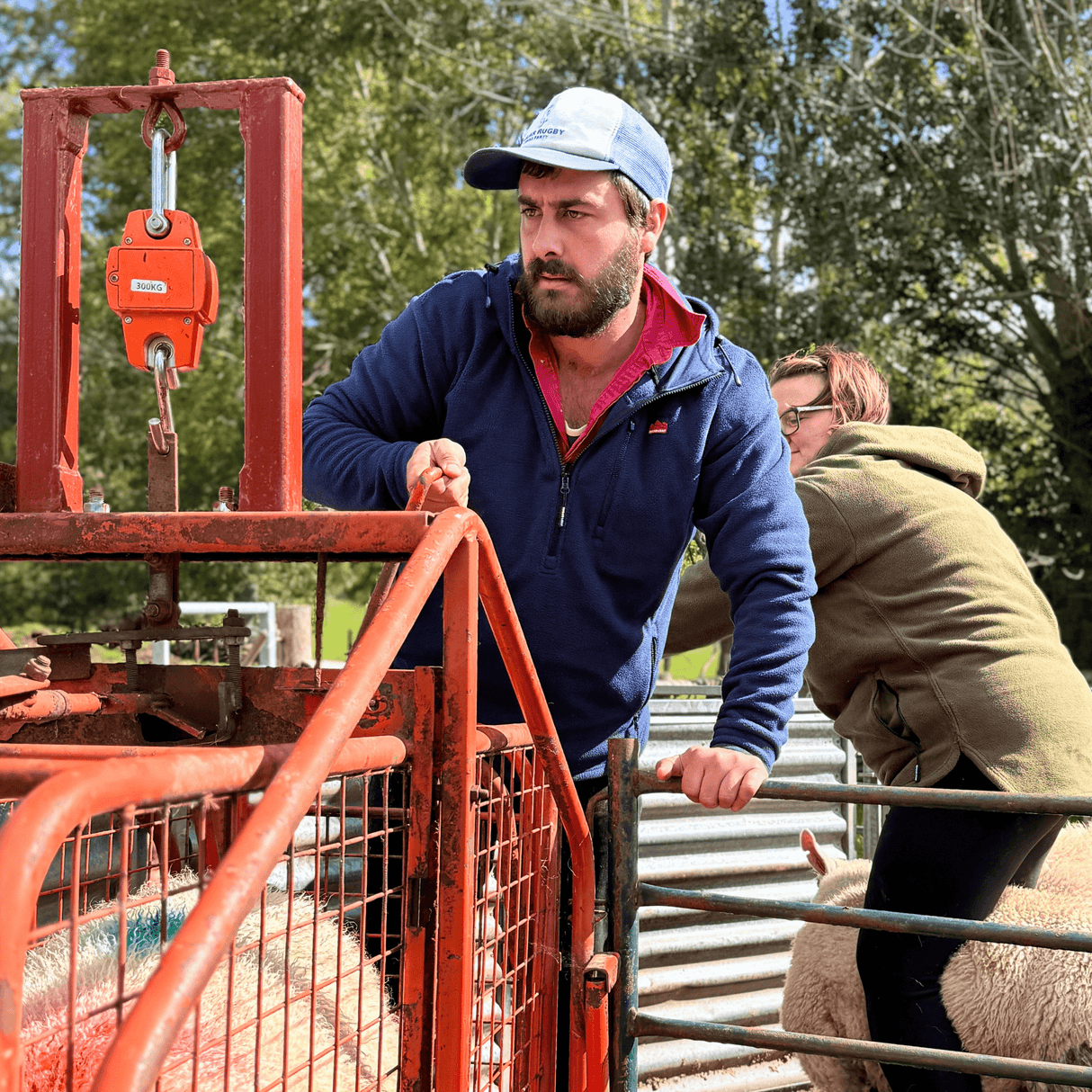 Sugar Loaf Shepherd Polar Fleece Hoodie in Navy Blue for outdoor, trekking