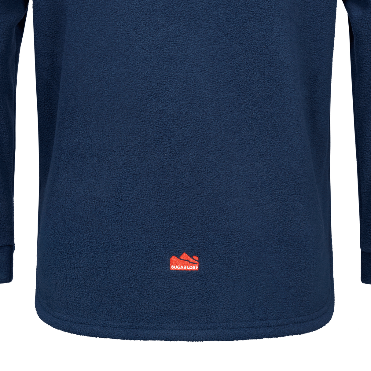 Sugar Loaf Shepherd Polar Fleece Hoodie in Navy Blue close up of back
