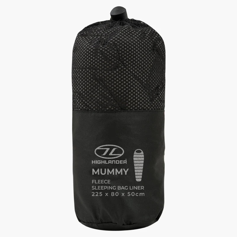 Highlander Fleece Mummy Sleeping Bag Liner | Task Outdoor