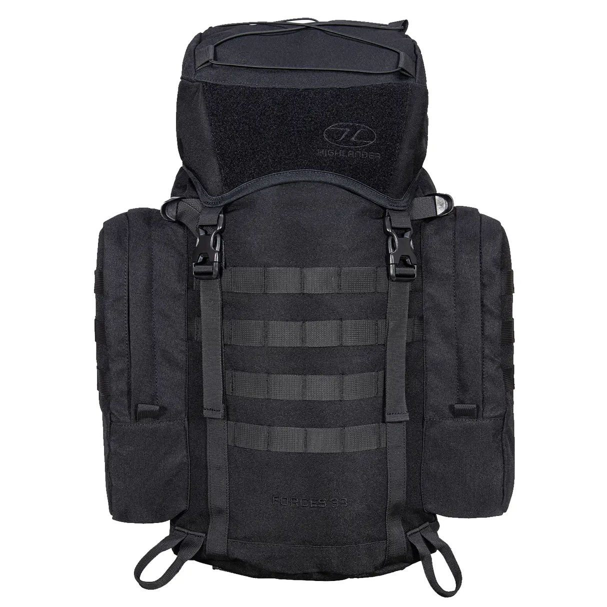 Highlander Forces Elite Rucksack 33L Black Front | Task Outdoor