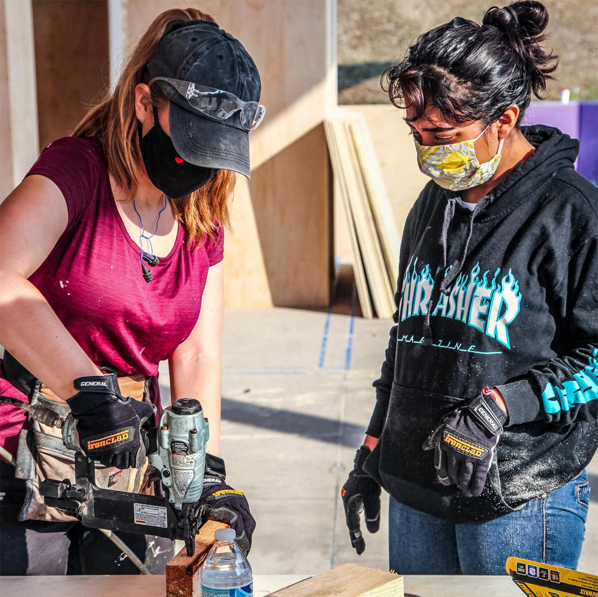 Ironclad General Utility Gloves in use for work