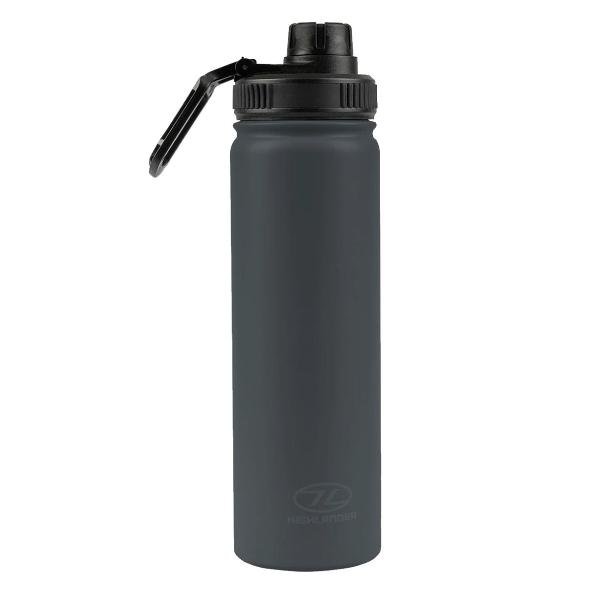 Highlander Glug Insulated Bottle 660ml Charcoal | Task Outdoor