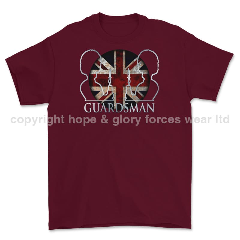Guardsman Printed T-Shirt - Maroon