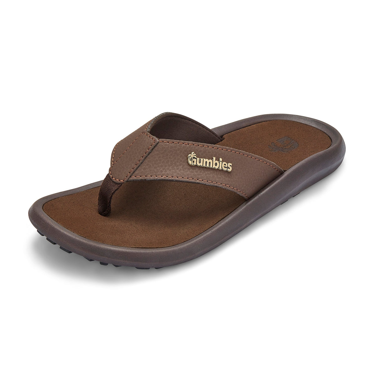 Gumbies Noosa Flip-Flops - Men's Brown alternate view 5