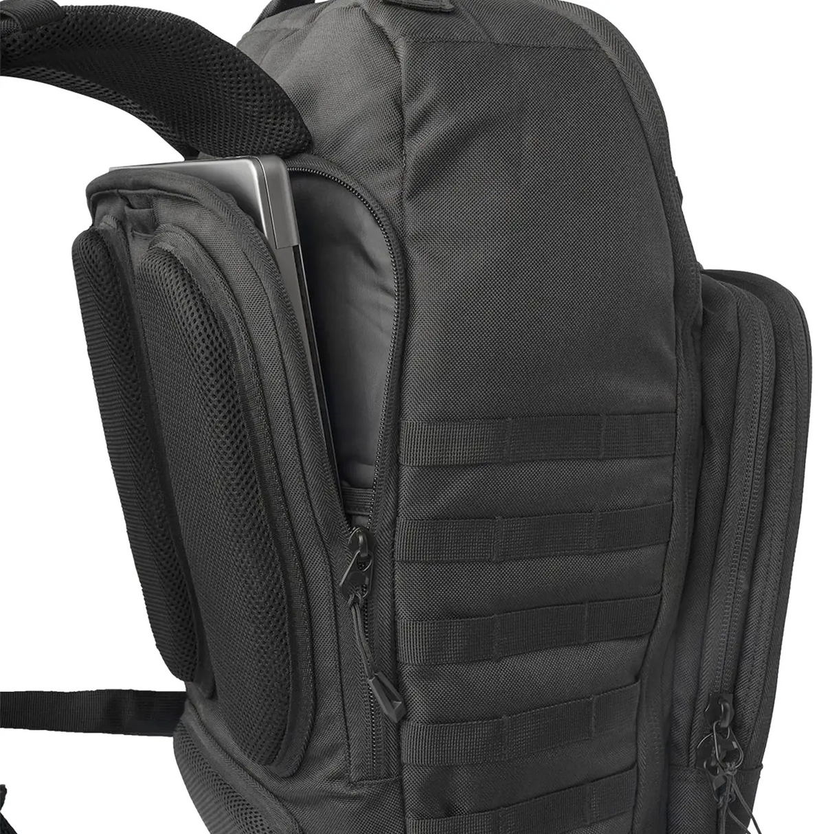 Highlander Harrier 25L MOLLE Rucksack Black laptop compartment | Task Outdoor