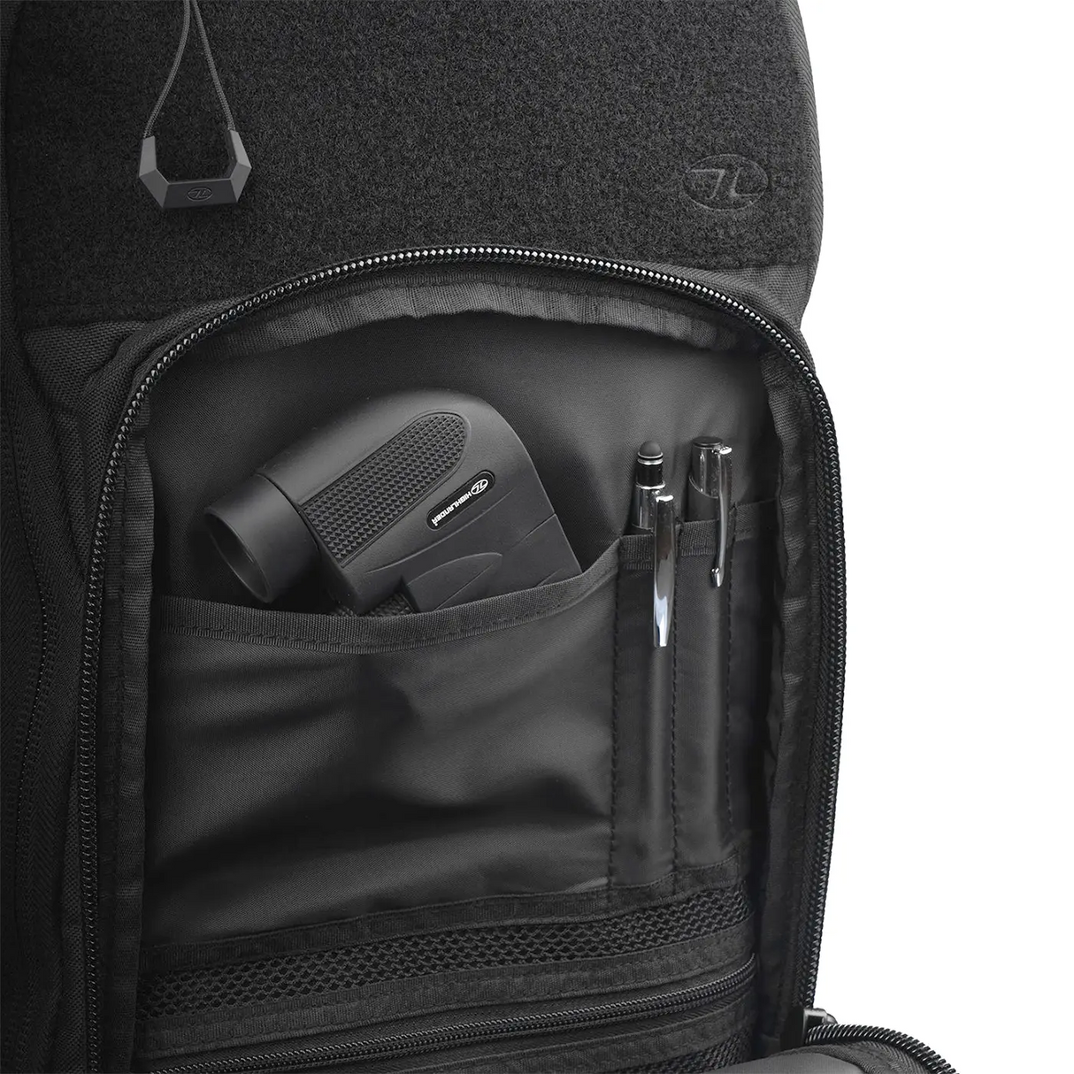 Highlander Harrier 25L MOLLE Rucksack Black organiser pocket