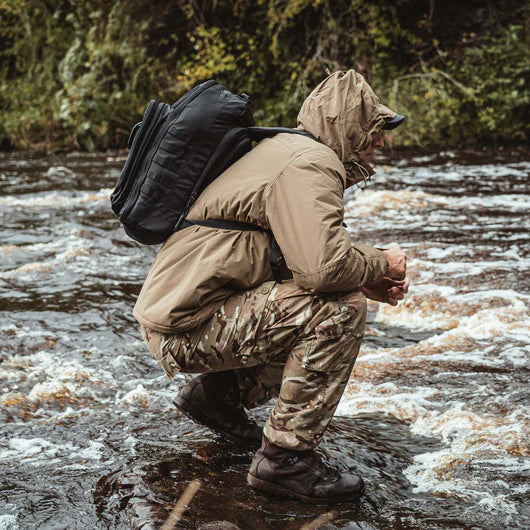 Highlander Harrier 25L MOLLE Rucksack Black Lifestyle
