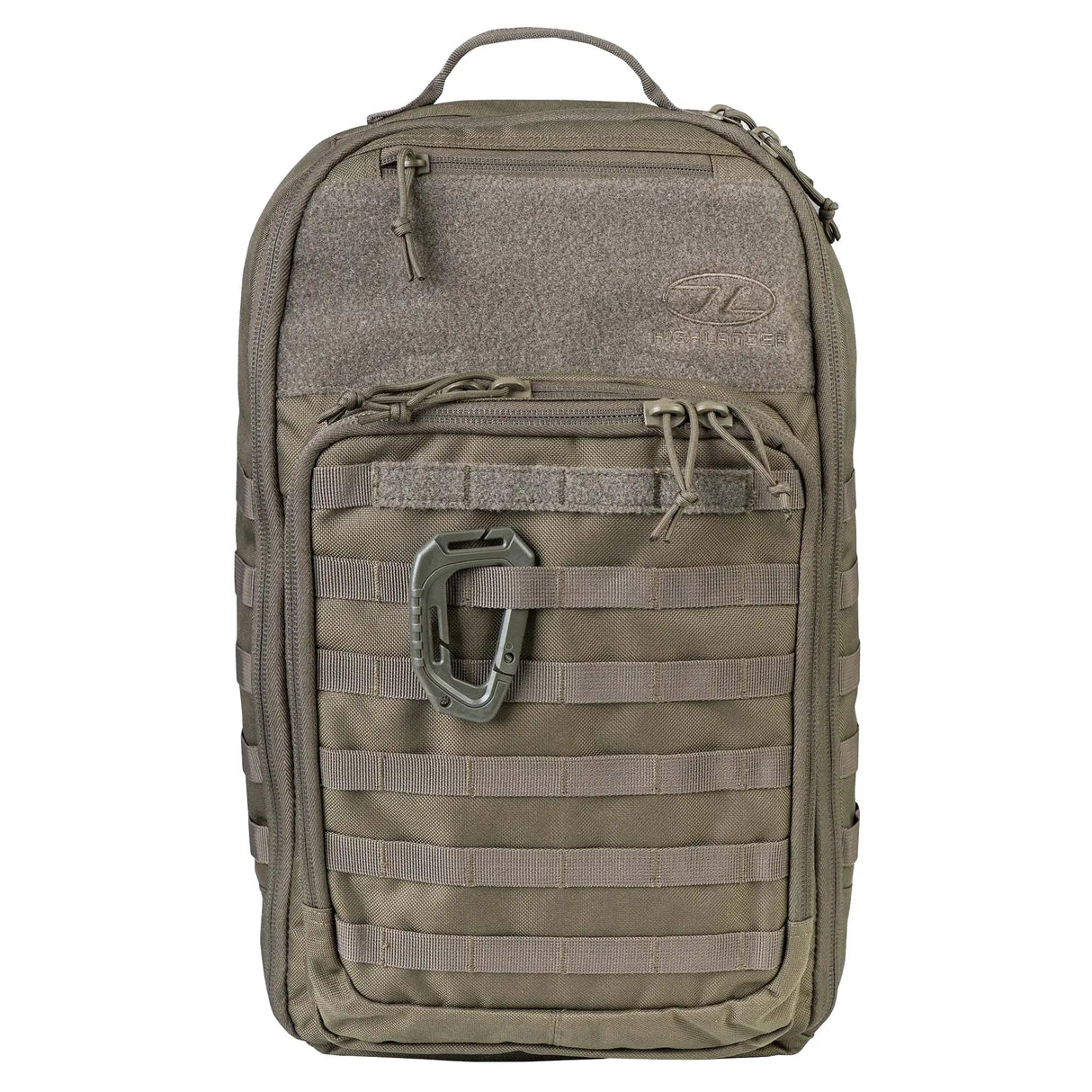 Highlander Harrier 25L MOLLE Rucksack Ranger Green front view
