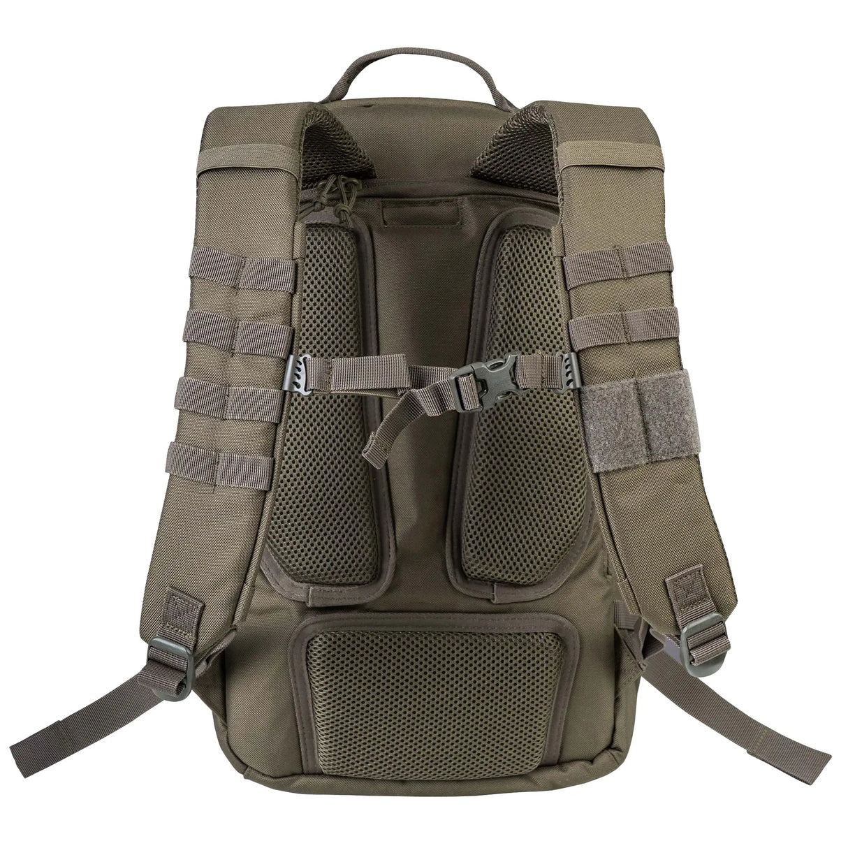 Highlander Harrier 25L MOLLE Rucksack Ranger Green back view
