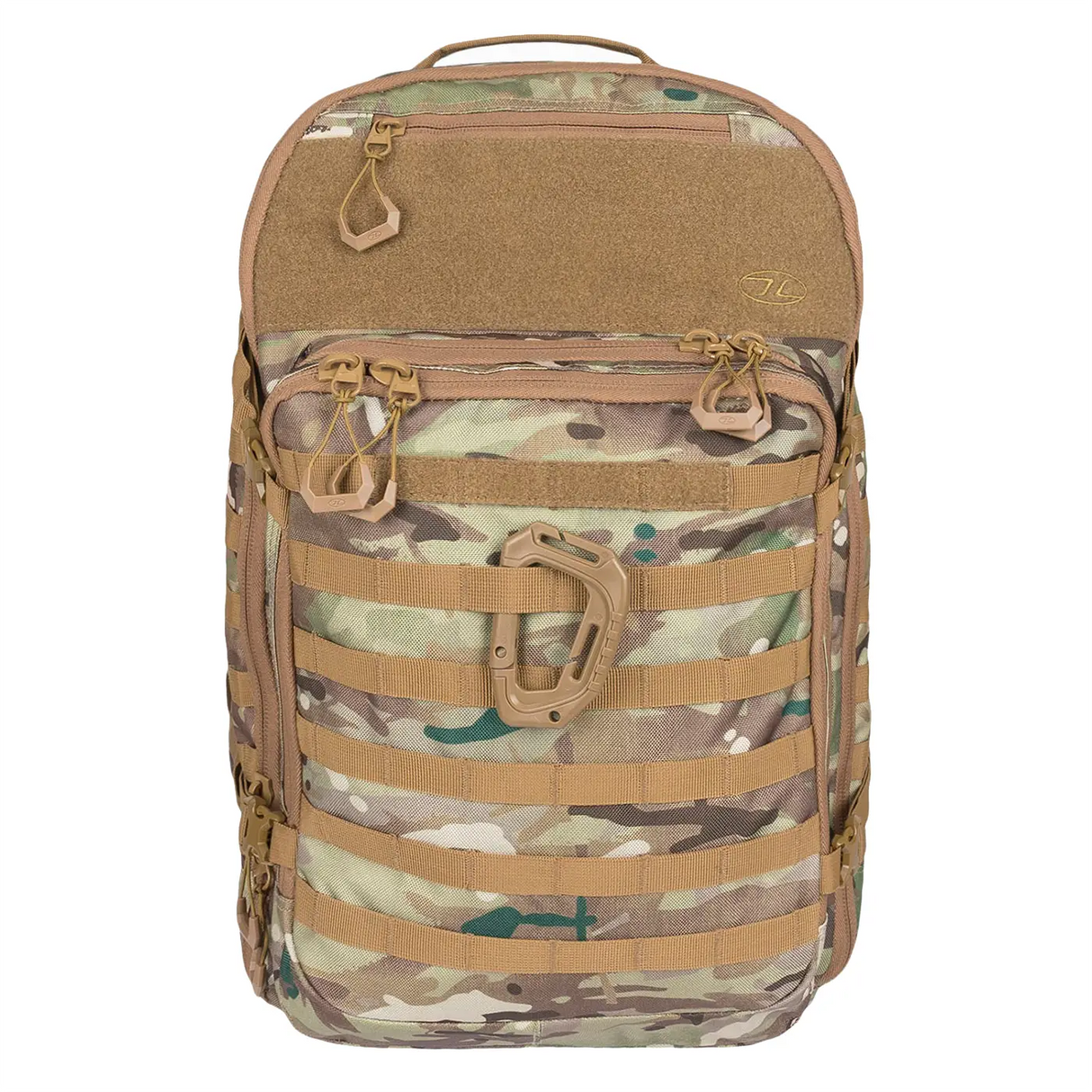 Highlander Harrier 35L MOLLE Rucksack HMTC Camouflage front view | Task Outdoor