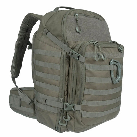 Highlander Harrier 35L MOLLE Rucksack Ranger Green side view | Task Outdoor