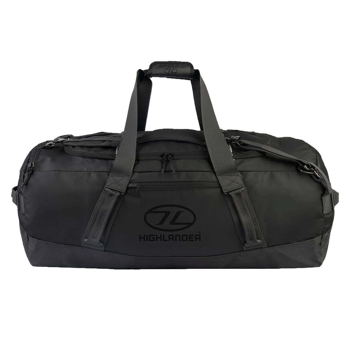 Highlander Hauler Duffel Bag 120L in black from the front