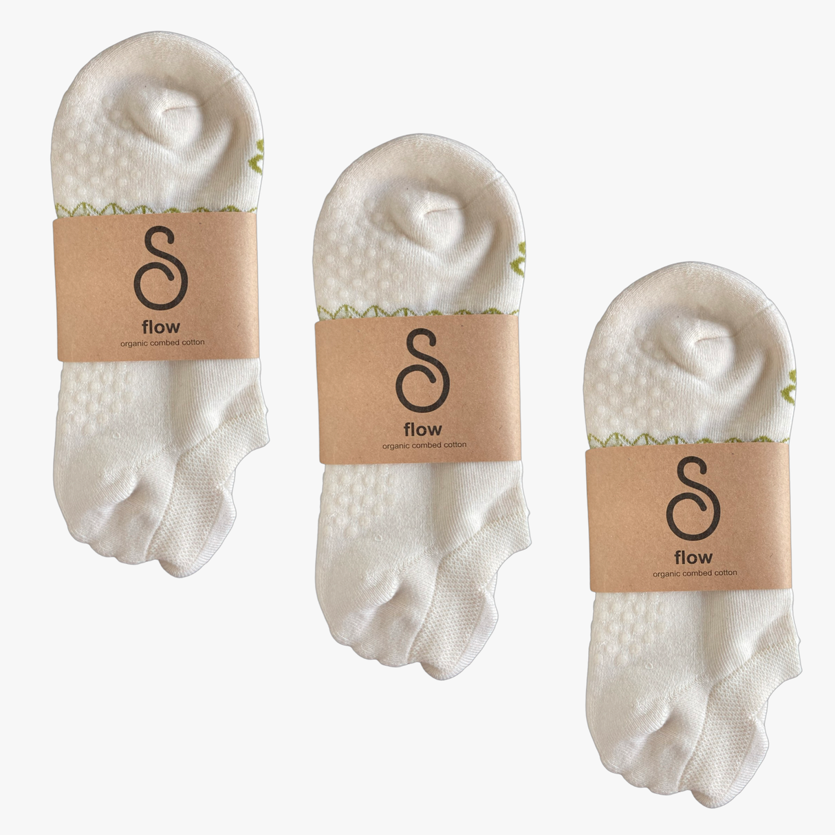 hipSwan Flow Grip Ankle Socks