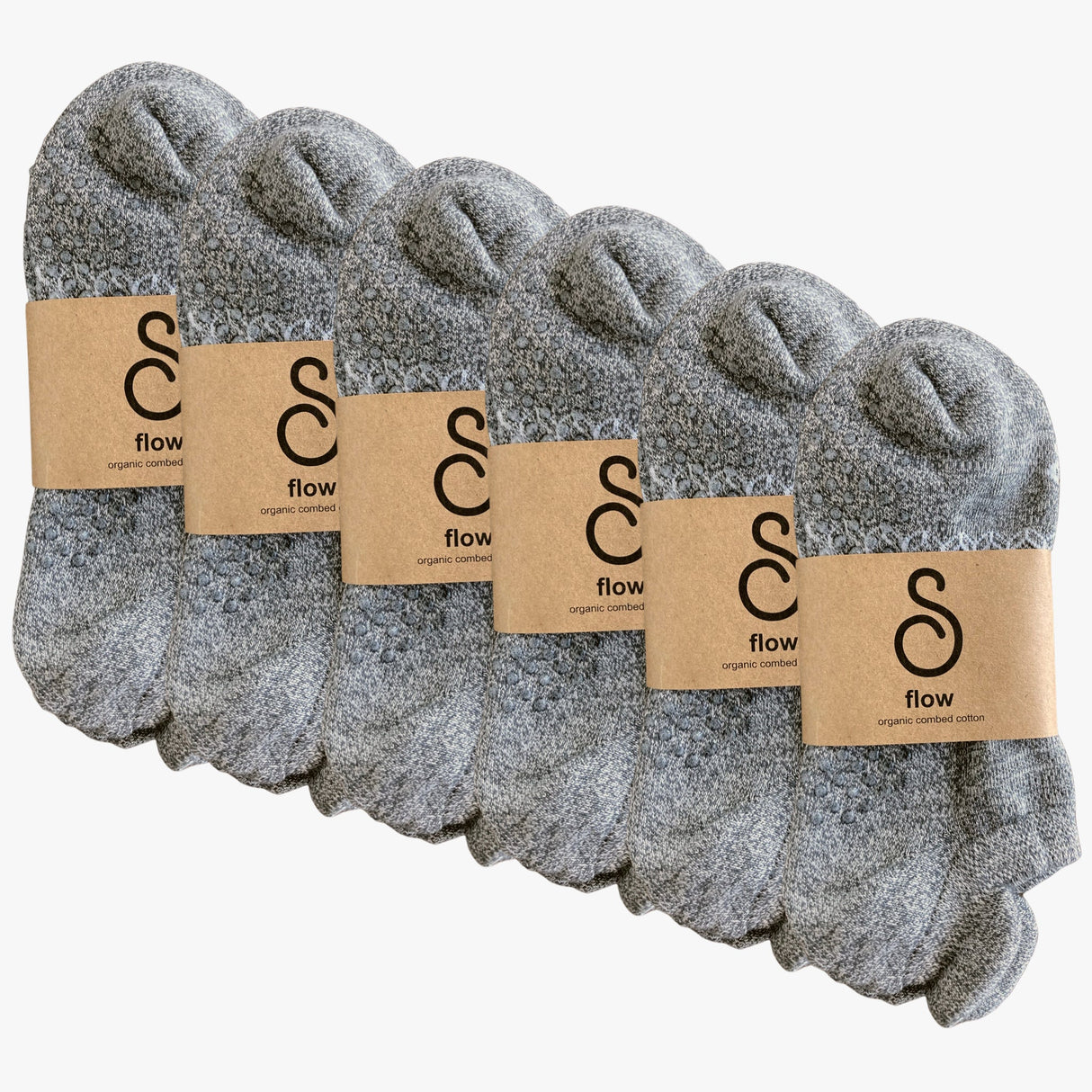 hipSwan Flow Grip Ankle Socks