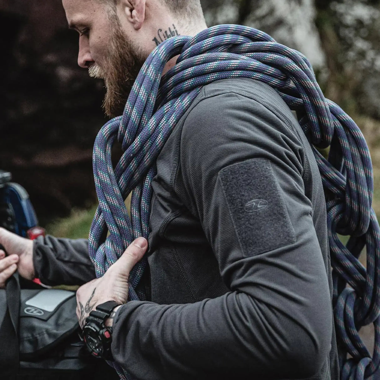 Highlander Hirta Tactical Fleece Top - product photograph