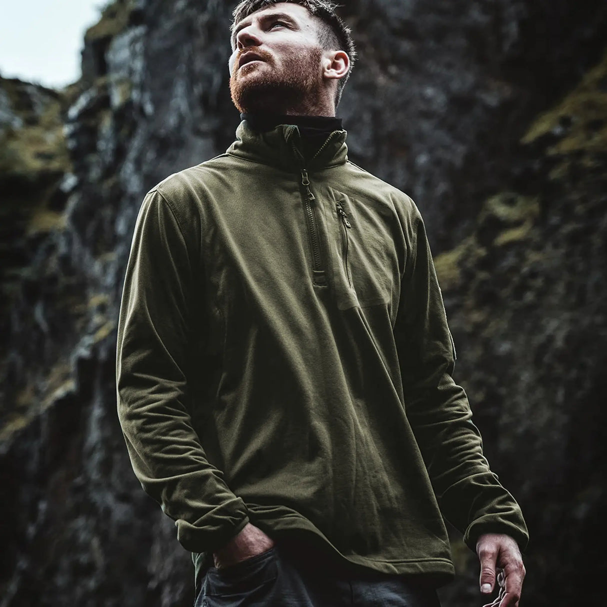 Highlander Hirta Tactical Fleece Top - product photograph