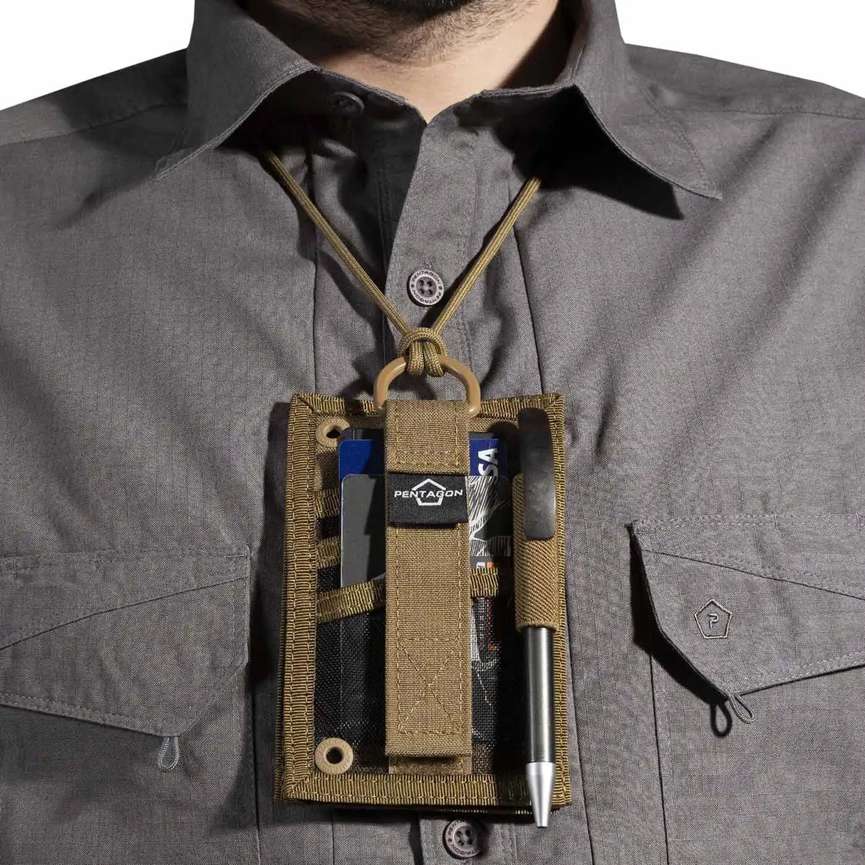 Pentagon Tactical ID Card Holder