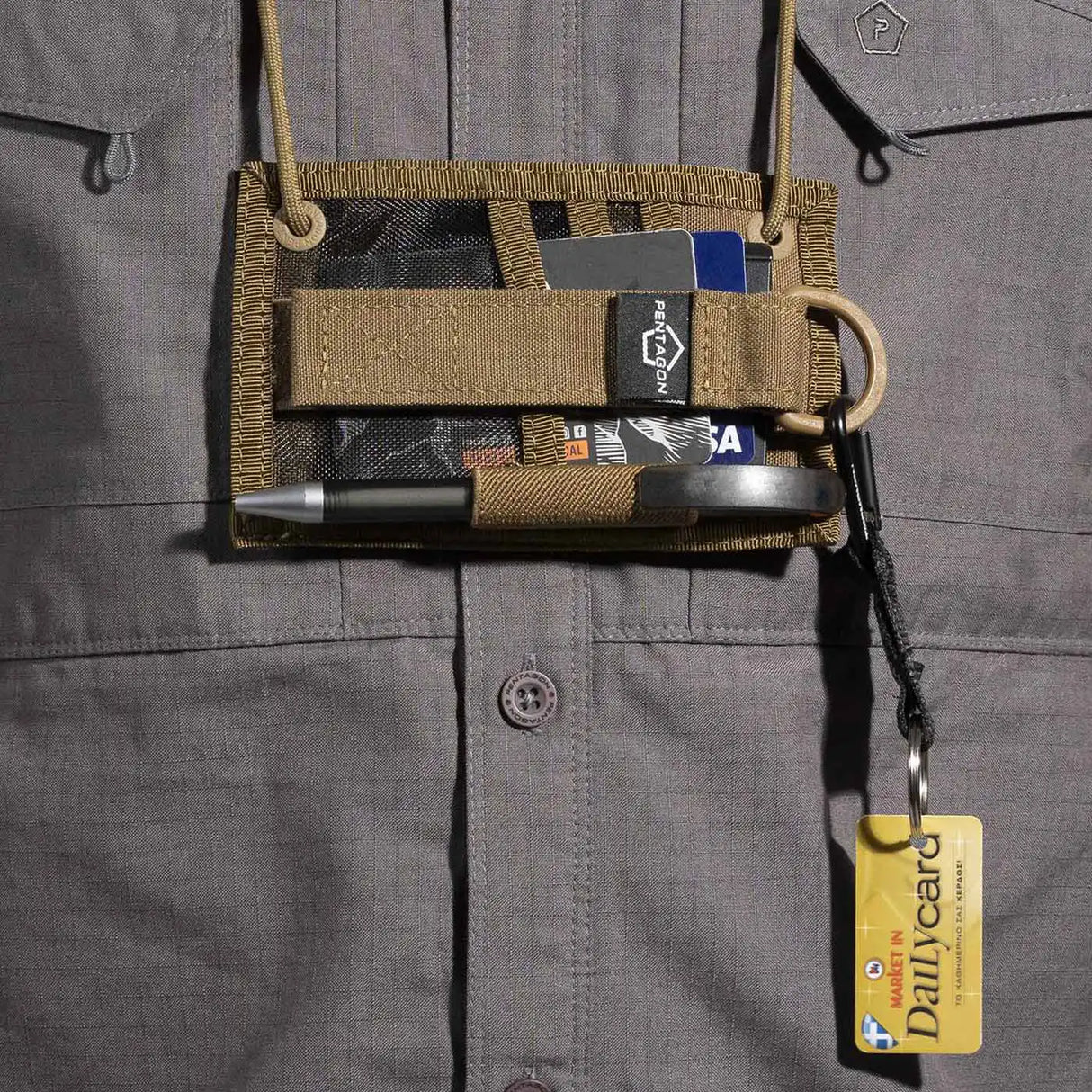 Pentagon Tactical ID Card Holder