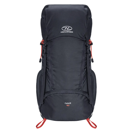 Highlander Ivar 40L Rucksack Black | Task Outdoor