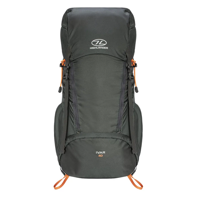 Highlander Ivar 40L Rucksack Steel Grey | Task Outdoor